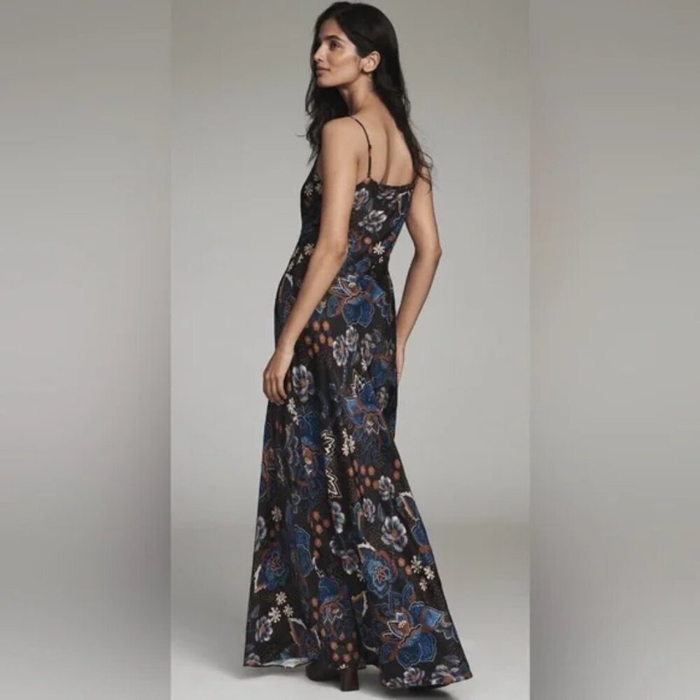 FARM Rio Snakes Bouquet Maxi Slip Dress. Sz: M - Picture 2 of 12